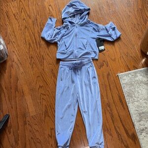Light Blue Hoodie and Jogger Set girls nwt size 7 90 DEGREE